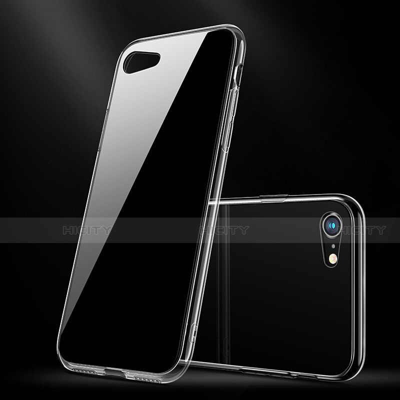 Silikon Schutzhülle Ultra Dünn Tasche Durchsichtig Transparent T16 für Apple iPhone SE (2020) Klar groß