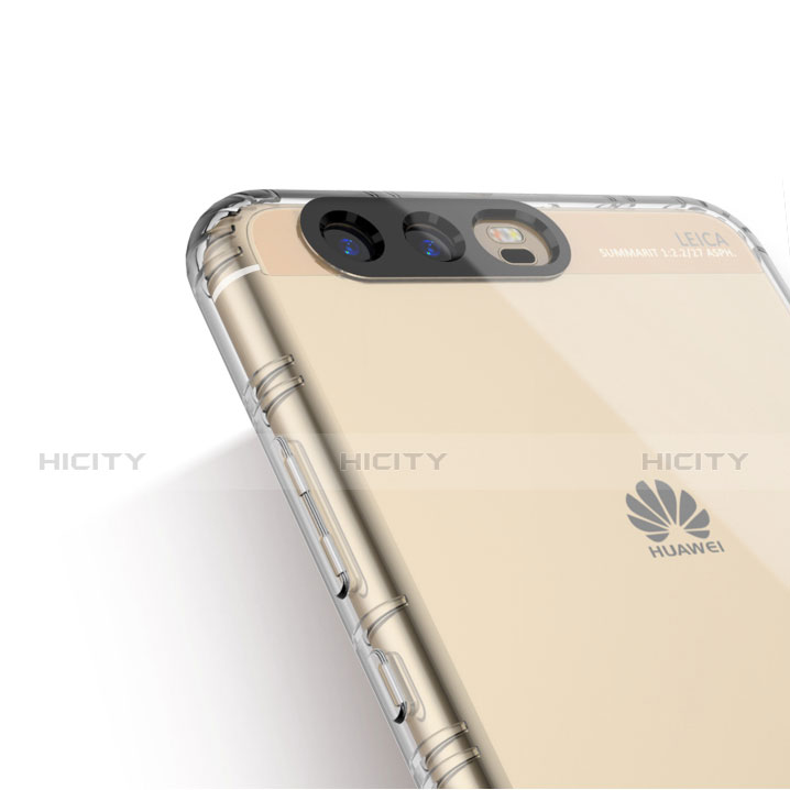 Silikon Schutzhülle Ultra Dünn Tasche Durchsichtig Transparent T16 für Huawei P10 Klar