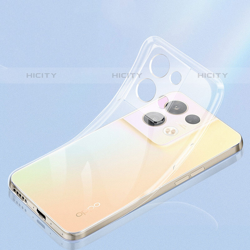 Silikon Schutzhülle Ultra Dünn Tasche Durchsichtig Transparent T16 für Oppo Reno8 Pro+ Plus 5G Klar