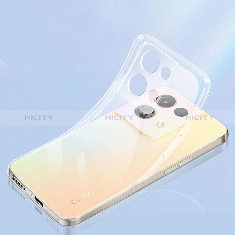 Silikon Schutzhülle Ultra Dünn Tasche Durchsichtig Transparent T16 für Oppo Reno9 Pro+ Plus 5G Klar