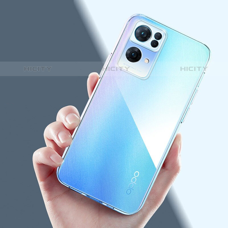 Silikon Schutzhülle Ultra Dünn Tasche Durchsichtig Transparent T17 für Oppo Reno7 Pro 5G Klar groß