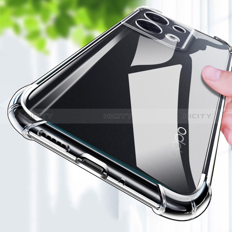 Silikon Schutzhülle Ultra Dünn Tasche Durchsichtig Transparent T17 für Oppo Reno9 Pro+ Plus 5G Klar