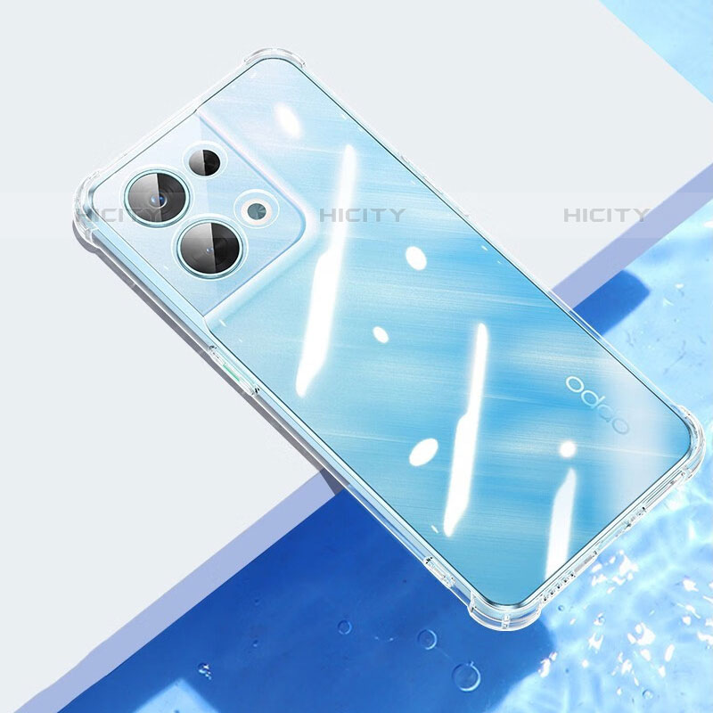 Silikon Schutzhülle Ultra Dünn Tasche Durchsichtig Transparent T21 für Oppo Reno9 Pro 5G Klar