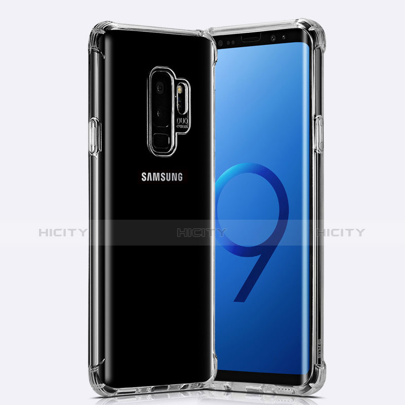 Silikon Schutzhülle Ultra Dünn Tasche Durchsichtig Transparent T22 für Samsung Galaxy S9 Plus Klar