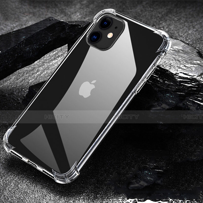 Silikon Schutzhülle Ultra Dünn Tasche Durchsichtig Transparent U01 für Apple iPhone 11 Klar Plus