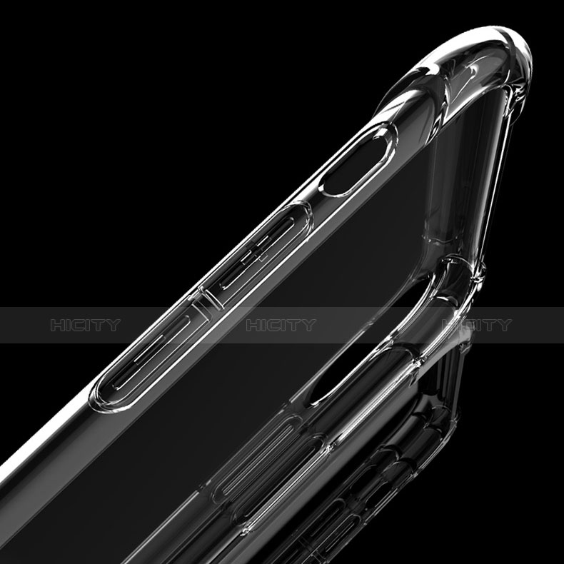 Silikon Schutzhülle Ultra Dünn Tasche Durchsichtig Transparent U01 für Apple iPhone X