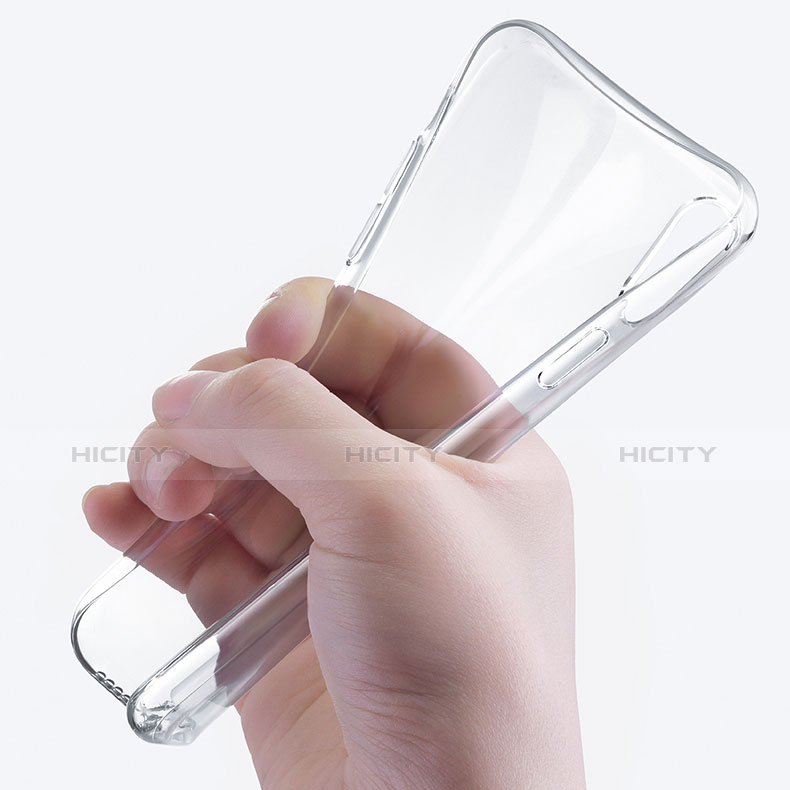 Silikon Schutzhülle Ultra Dünn Tasche Durchsichtig Transparent V06 für Apple iPhone X Klar groß