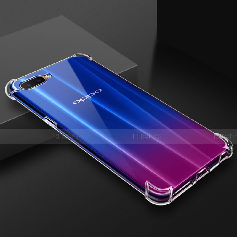 Silikon Schutzhülle Ultra Dünn Tasche Durchsichtig Transparent Z01 für Oppo K1 Klar