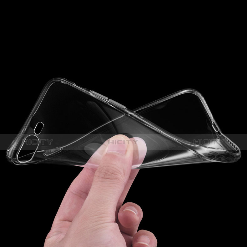 Silikon Schutzhülle Ultra Dünn Tasche Durchsichtig Transparent Z02 für Apple iPhone 7 Plus Klar