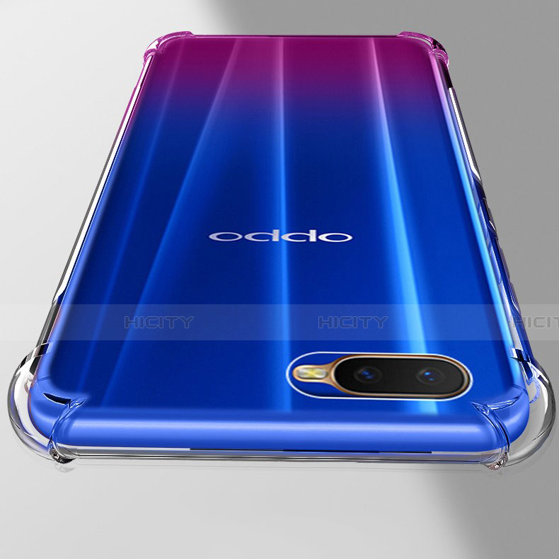 Silikon Schutzhülle Ultra Dünn Tasche Durchsichtig Transparent Z02 für Oppo R15X Klar