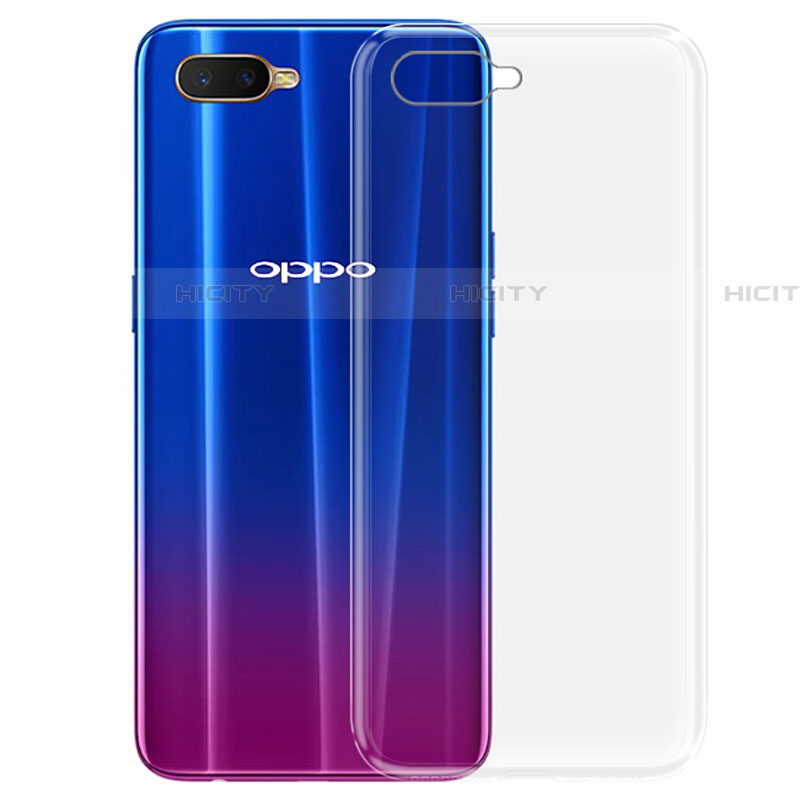 Silikon Schutzhülle Ultra Dünn Tasche Durchsichtig Transparent Z03 für Oppo RX17 Neo Klar