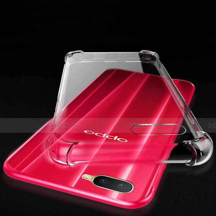 Silikon Schutzhülle Ultra Dünn Tasche Durchsichtig Transparent Z05 für Oppo R15X Klar