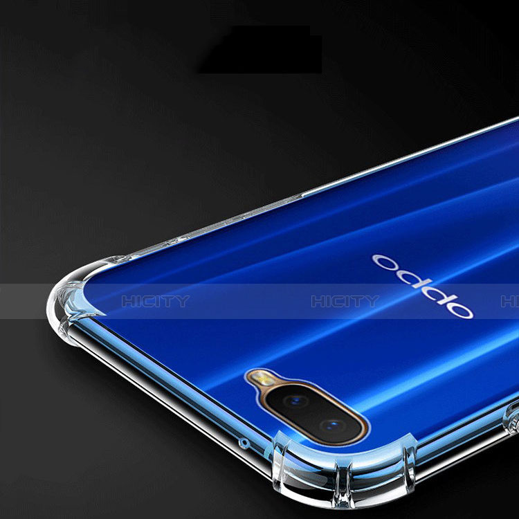 Silikon Schutzhülle Ultra Dünn Tasche Durchsichtig Transparent Z05 für Oppo R15X Klar