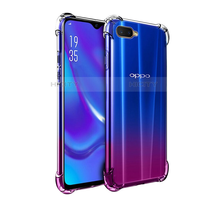 Silikon Schutzhülle Ultra Dünn Tasche Durchsichtig Transparent Z05 für Oppo RX17 Neo Klar