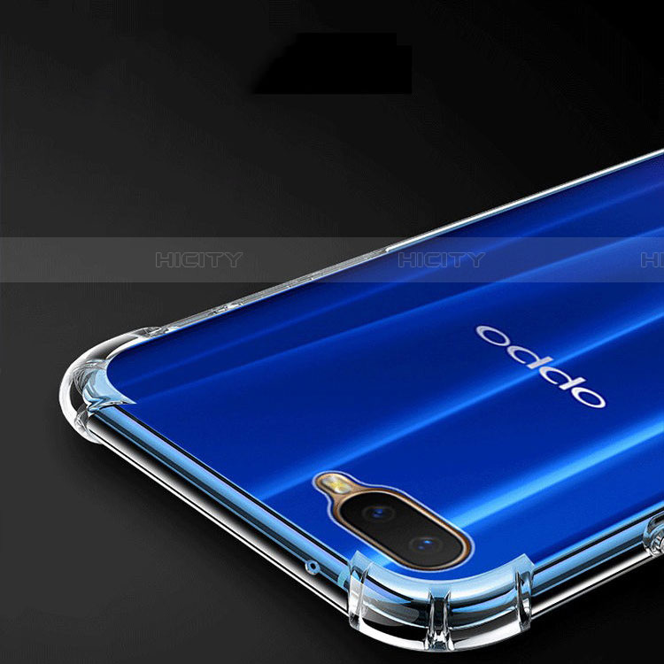 Silikon Schutzhülle Ultra Dünn Tasche Durchsichtig Transparent Z05 für Oppo RX17 Neo Klar