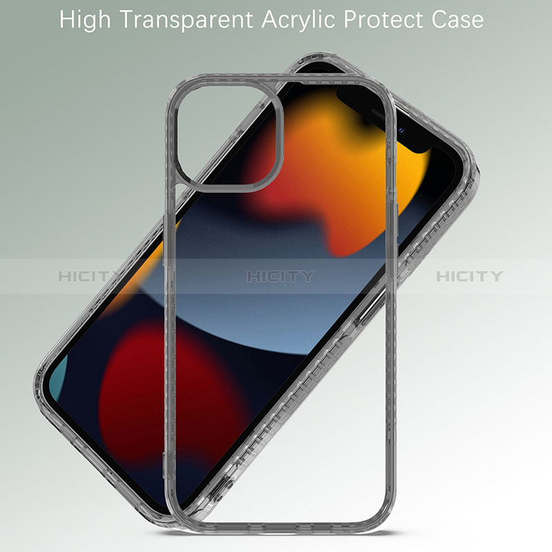 Silikon Schutzhülle Ultra Dünn Tasche Flexible Hülle Durchsichtig Transparent YJ2 für Apple iPhone 13 groß