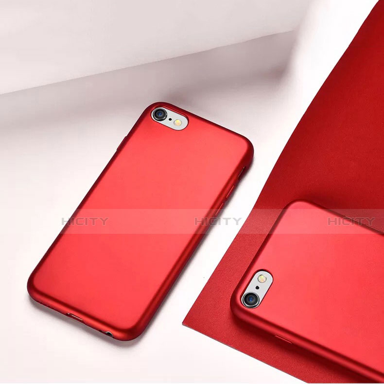 Silikon Schutzhülle Ultra Dünn Tasche G01 für Apple iPhone 6 Plus Rot