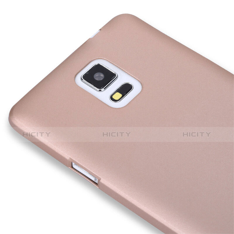 Silikon Schutzhülle Ultra Dünn Tasche S02 für Samsung Galaxy Note 4 SM-N910F Rosegold