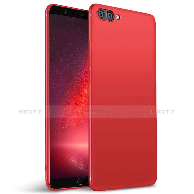 Silikon Schutzhülle Ultra Dünn Tasche S04 für Huawei Honor V10 Rot