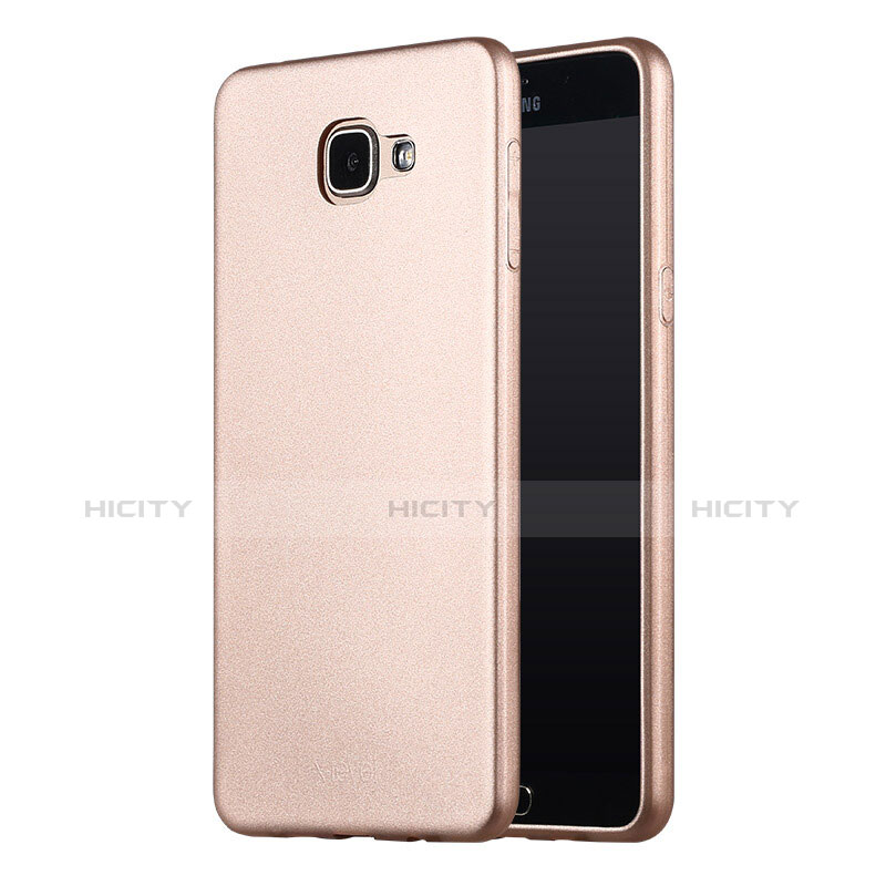 Silikon Schutzhülle Ultra Dünn Tasche S04 für Samsung Galaxy A9 (2016) A9000 Gold