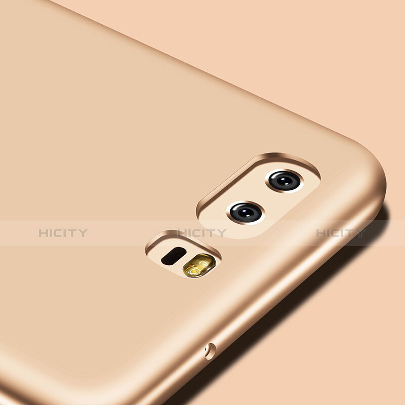 Silikon Schutzhülle Ultra Dünn Tasche S05 für Huawei P10 Gold