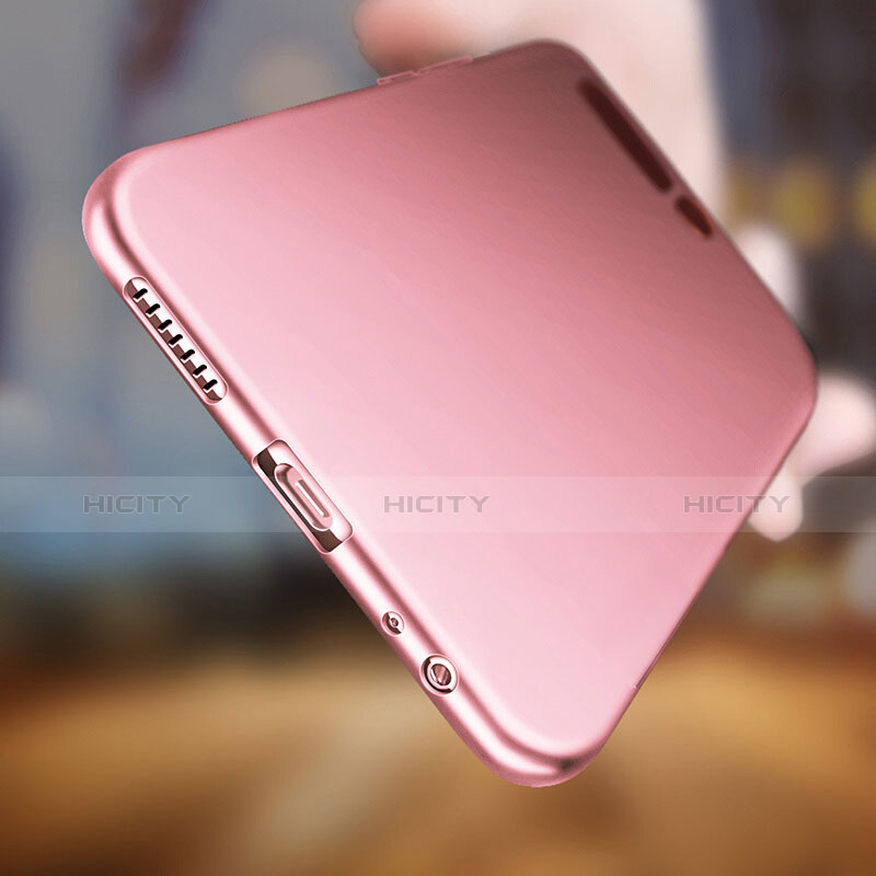 Silikon Schutzhülle Ultra Dünn Tasche S05 für Huawei P10 Rosa