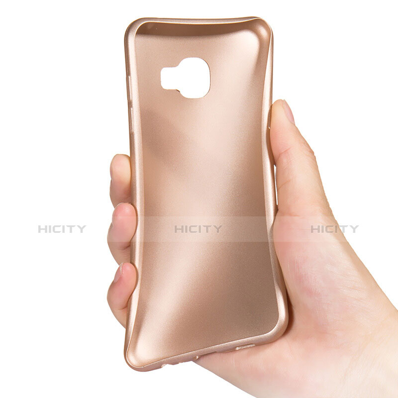 Silikon Schutzhülle Ultra Dünn Tasche Silikon für Samsung Galaxy C5 SM-C5000 Gold