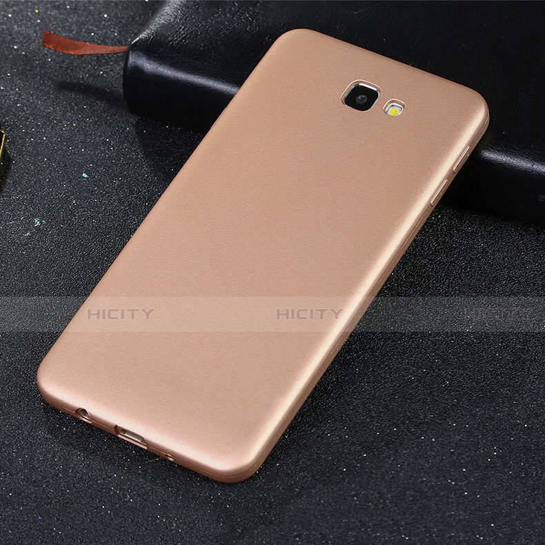 Silikon Schutzhülle Ultra Dünn Tasche Silikon für Samsung Galaxy J7 Prime Gold