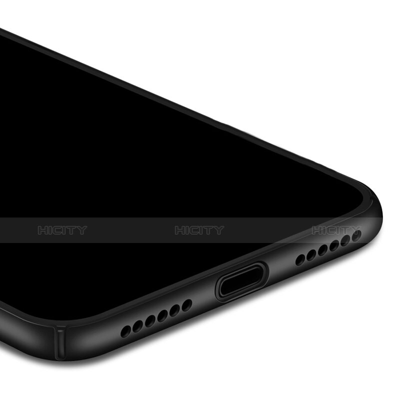 Silikon Schutzhülle Ultra Dünn Tasche Silikon M01 für Apple iPhone X Schwarz