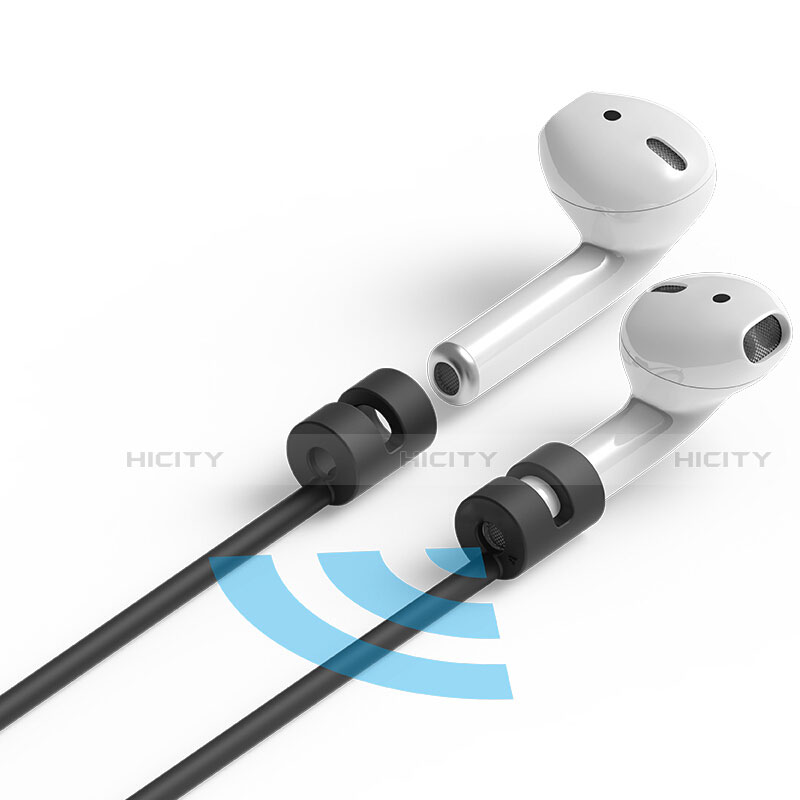 Silikon Sportgurt Anti-Lost Tether Gurt C02 für Apple AirPods Pro Schwarz