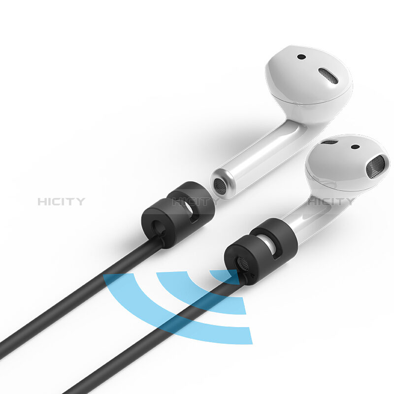 Silikon Sportgurt Anti-Lost Tether Gurt C02 für Apple AirPods Schwarz