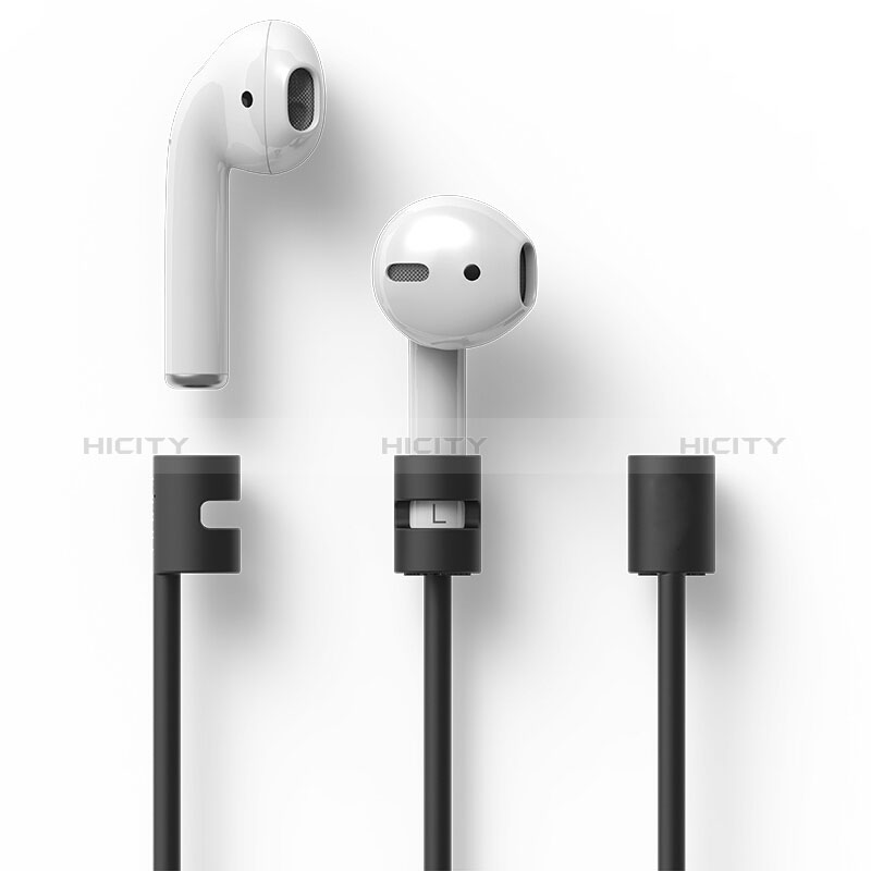 Silikon Sportgurt Anti-Lost Tether Gurt C02 für Apple AirPods Schwarz