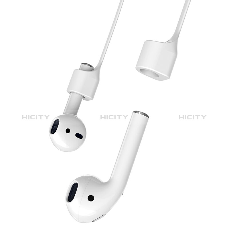 Silikon Sportgurt Anti-Lost Tether Gurt C04 für Apple AirPods Weiß