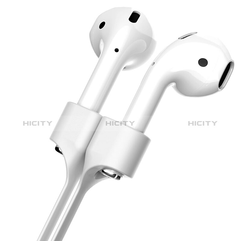 Silikon Sportgurt Anti-Lost Tether Gurt C04 für Apple AirPods Weiß