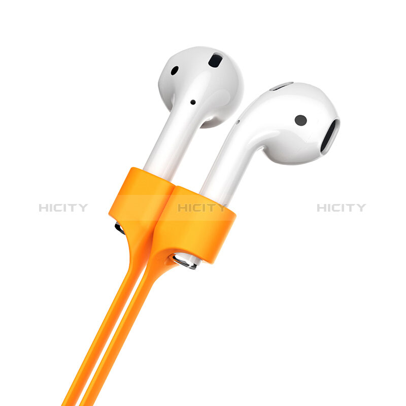 Silikon Sportgurt Anti-Lost Tether Gurt für Apple AirPods Orange