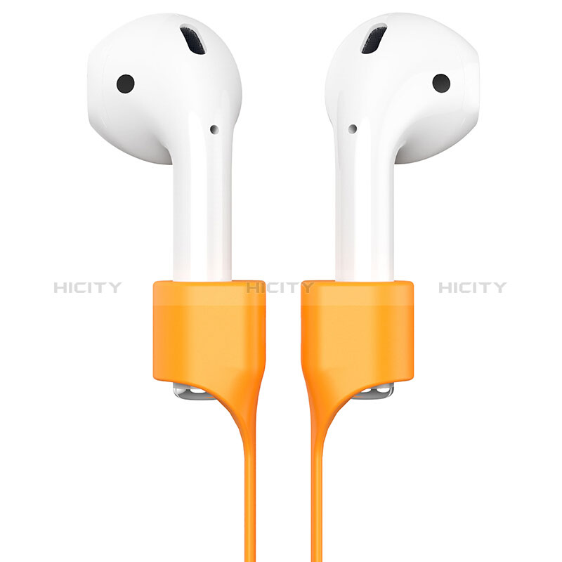 Silikon Sportgurt Anti-Lost Tether Gurt für Apple AirPods Orange