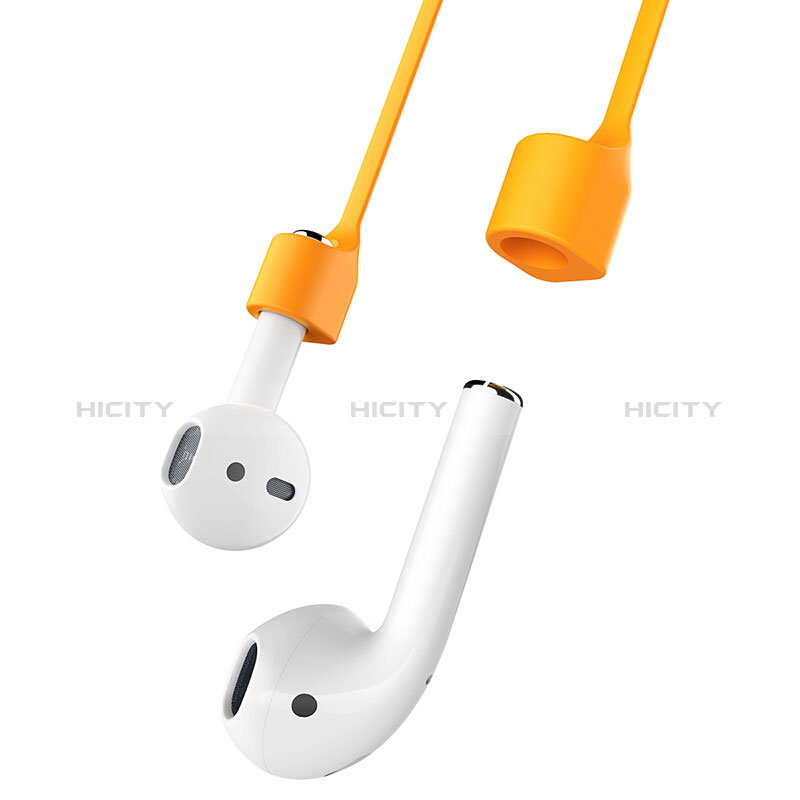 Silikon Sportgurt Anti-Lost Tether Gurt für Apple AirPods Orange