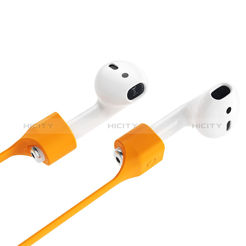 Silikon Sportgurt Anti-Lost Tether Gurt für Apple AirPods Orange