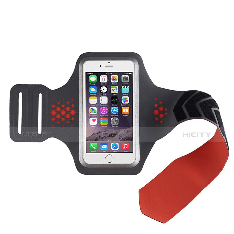 Sport Armband Handytasche Sportarmband Laufen Joggen Universal B20 Rot