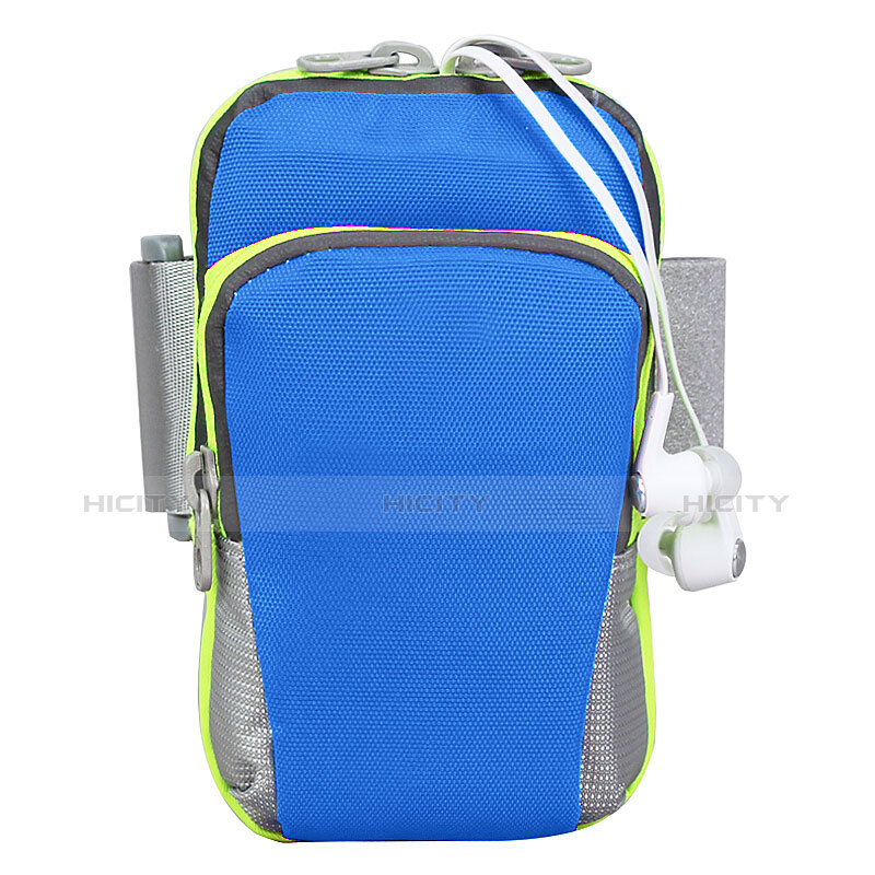 Sport Armband Handytasche Sportarmband Laufen Joggen Universal B22 Blau