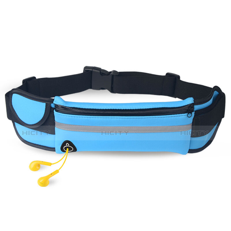 Sport Quertasche Schutz Hülle Laufen Joggen Universal B31 Hellblau