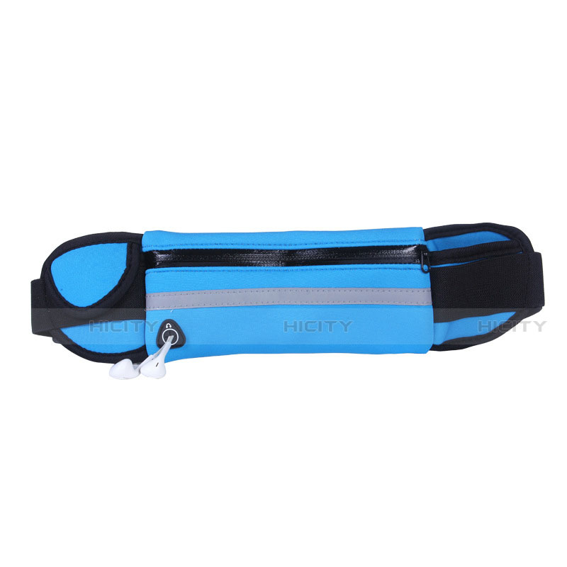 Sport Quertasche Schutz Hülle Laufen Joggen Universal L05 Blau