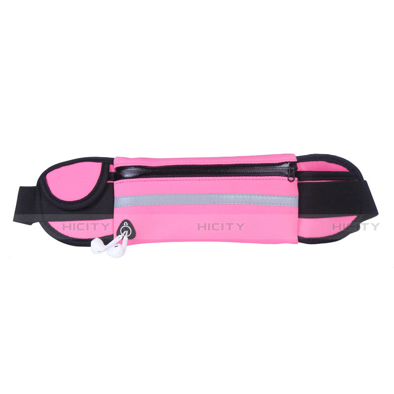 Sport Quertasche Schutz Hülle Laufen Joggen Universal L05 Rosa