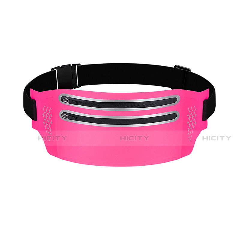 Sport Quertasche Schutz Hülle Laufen Joggen Universal L07 Pink