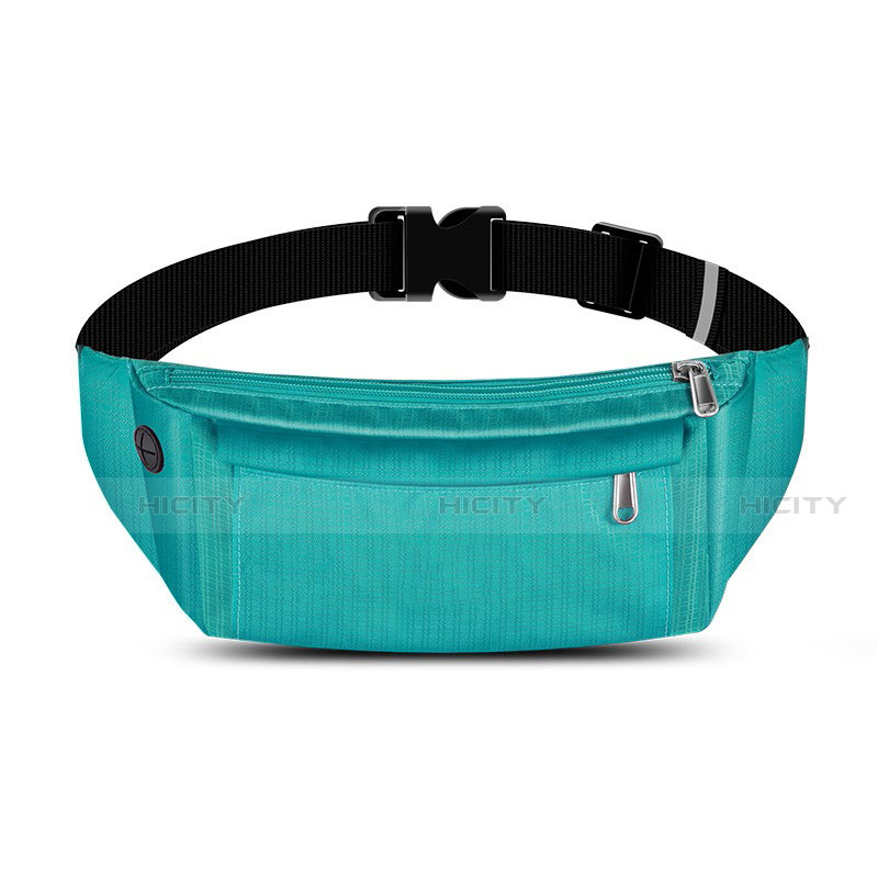 Sport Quertasche Schutz Hülle Laufen Joggen Universal S04 Cyan Plus