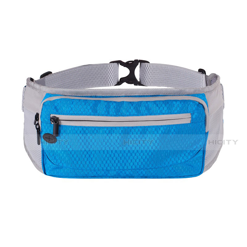 Sport Quertasche Schutz Hülle Laufen Joggen Universal S15 Hellblau Plus