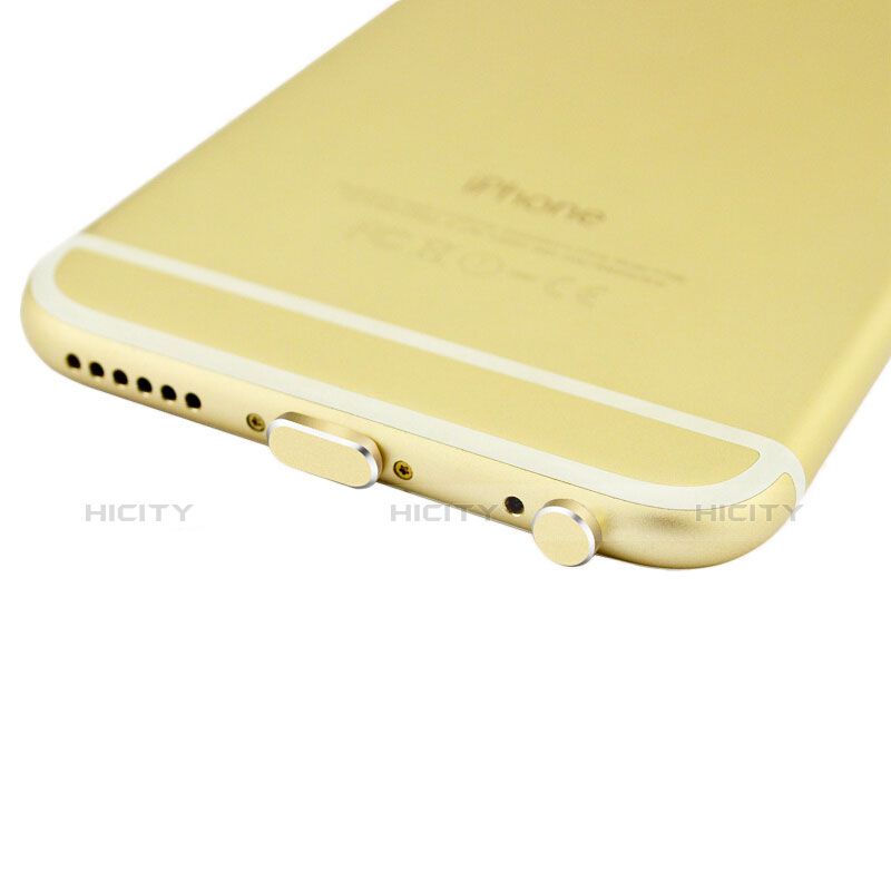 Staubschutz Stöpsel Passend Lightning USB Jack J01 für Apple iPad 10.2 (2020) Gold