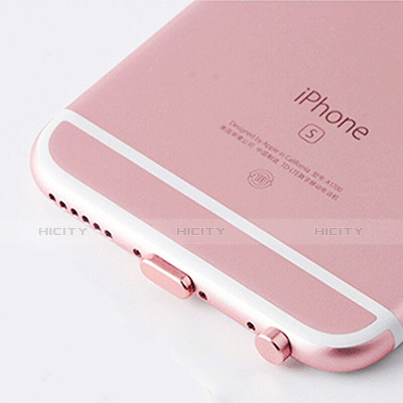 Staubschutz Stöpsel Passend Lightning USB Jack J02 für Apple iPhone 11 Pro Rosegold