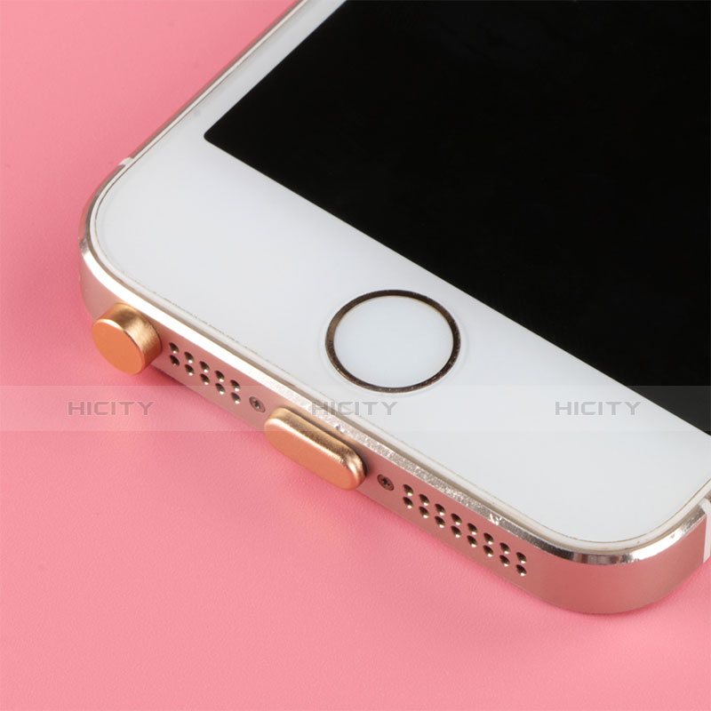 Staubschutz Stöpsel Passend Lightning USB Jack J05 für Apple iPhone 11 Pro Max Rosegold