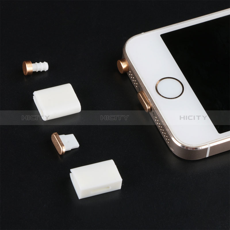 Staubschutz Stöpsel Passend Lightning USB Jack J05 für Apple New iPad 9.7 (2017) Rosegold